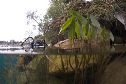 Mark taking a split level shot.
Capernwray. D200, 10.5mm. by Derek Haslam 